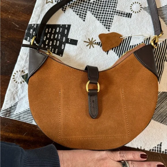 Polo ID Bag inspired Leather Shoulder Bag - Picture 6 of 7